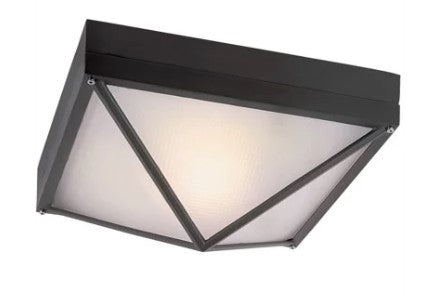 1Lt Flush Mount/ Frosted glass