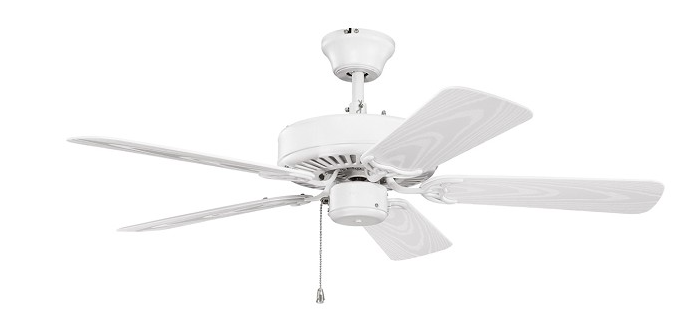 42" White Outdoor Basics Fan