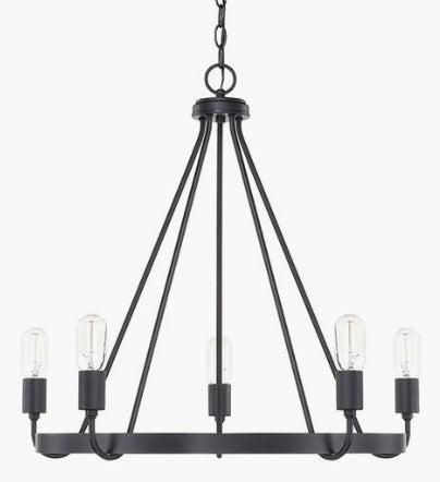 Tanner 5 Light Chandelier MB